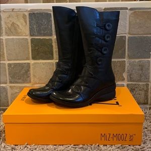 NIB Miz Mooz Black Olsen Boot size 8.5/39
